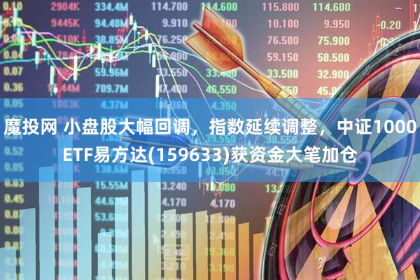 魔投网 小盘股大幅回调，指数延续调整，中证1000ETF易方达(159633)获资金大笔加仓