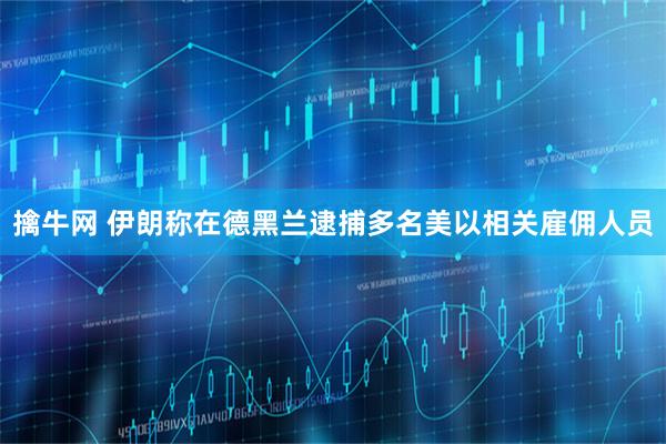 擒牛网 伊朗称在德黑兰逮捕多名美以相关雇佣人员
